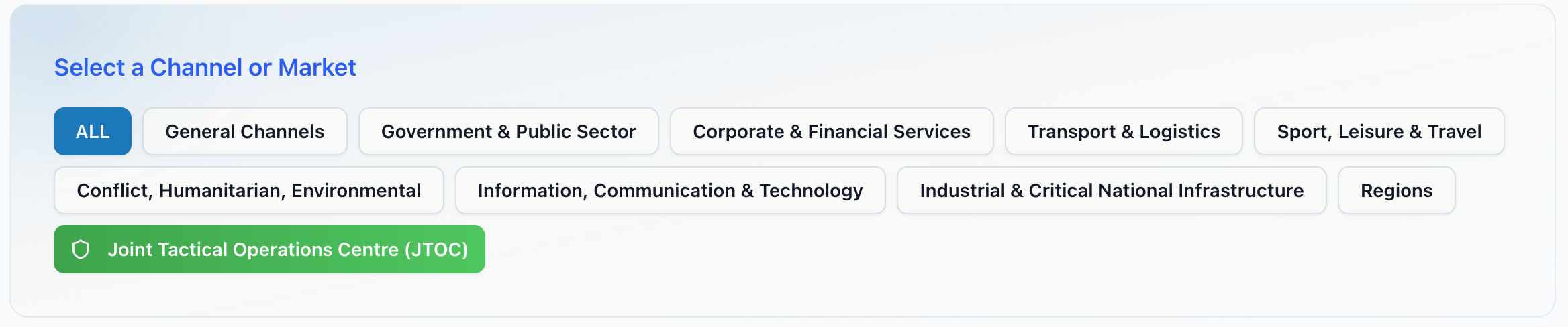 JTOC Forum Interface